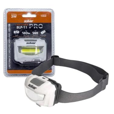 Imagem de Lanterna De Cabeça Recarregável Led Cob  Slp-11 - Solver