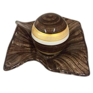 Imagem de Enfeite Centro Mesa Prato E Bola Sala Decoração Em Ceramica