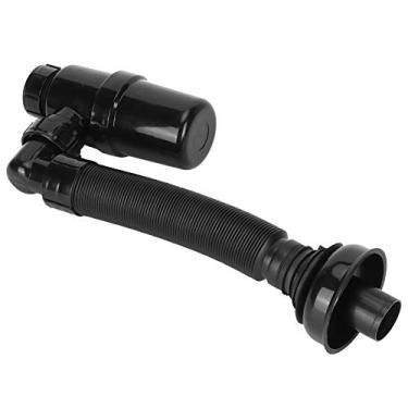 Imagem de Tubo de drenagem tipo P para pia,tubulação de resíduos da pia, desodorante antibloqueio acessórios para lavatório de tubos