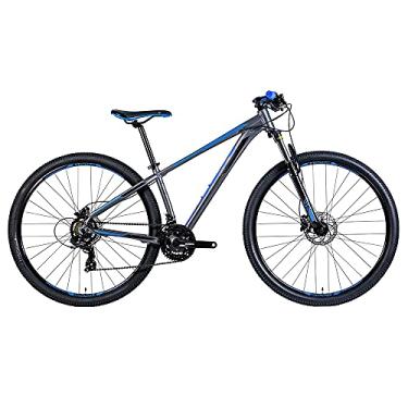 Imagem de Bicicleta Montain Bike Aro 29 - Groove Hype 30-21 Velocidades - Quadro Tamanho 19 - Cor Grafite/Azul/Preto