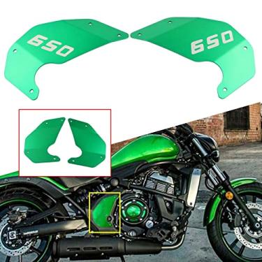 Imagem de FINMOKAL Placa Do Painel Da Tampa Do Motor Para Kawasaki Vulcan S Vn650 15-21 Cafe 2018-2021