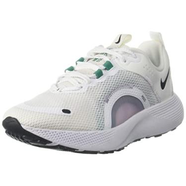 Imagem de Nike Tênis de corrida feminino React Escape RN Cv3817, Branco/preto/verde Netuno/boneca, 8