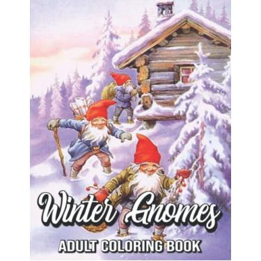 Imagem de Winter Gnomes Adult Coloring Book: Easy Adult Coloring Book Full of Tattoo Designs