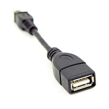 Imagem de CY Cabo USB 2.0 OTG Mini tipo A Macho para USB fêmea Host para Sony Handycam & PDA e telefone VMC-UAM1