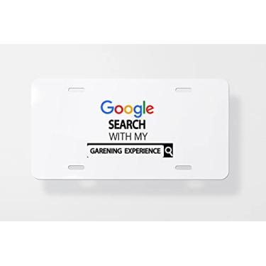 Imagem de Capa para placa de carro de jardinagem – Capa para placa de carro – Capa para moldura de placa de carro 15,24 x 30,48 cm