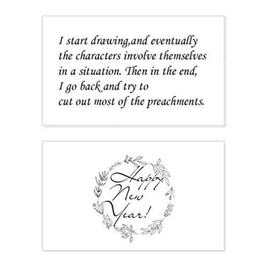 Imagem de People Are Learn From Situation New Year Festival Cartão de felicitações Bless Message Present