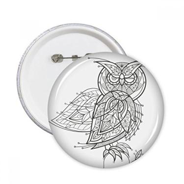 Imagem de Pintura de pássaro, linha voadora, broches, broches, decoração de roupas, 5 peças, presente