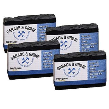 Imagem de Garagem & Grime - sabonete de leite de cabra - 4 Pack