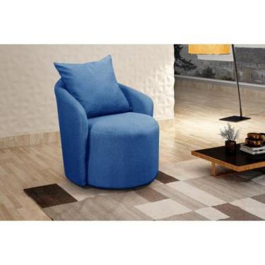 Imagem de Poltrona Decorativa para Sala de Estar Redonda Califórnia - Zurc Decor