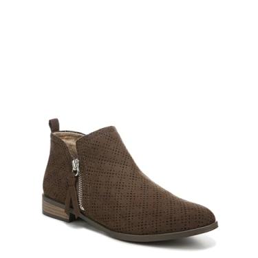 Imagem de Dr. Scholl's Shoes Bota feminina de cano curto com zíper, Marrom chocolate, 10