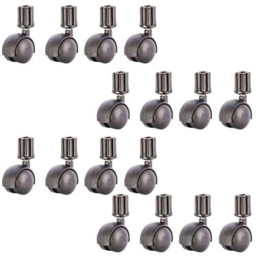 Imagem de Rodinhas Para Arara De Roupas Lojas - 16 Unidades