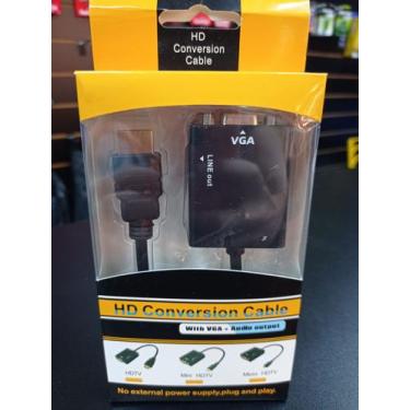 Imagem de Adaptador HDMI para VGA HD