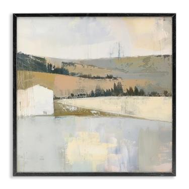 Imagem de Stupell Industries Design de arte giclée emoldurado preto rústico Country Terrain por Elara Yasna, 12 x 12