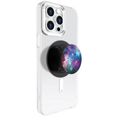 Imagem de LDSXAY Compatível Com Suporte Magnético Expansível Para Iphone, Soquete Magsafe Phone Grip, Acessórios De Dedo, 16, 15, 14, 13, 12 Pro Max Plus Mini (Nebula Galaxy)