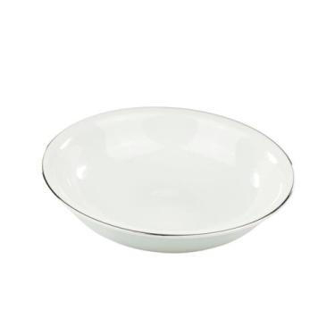 Imagem de Saladeira 24 cm Porcelana Schmidt - Dec. Filetado Prata Itamaraty 0012