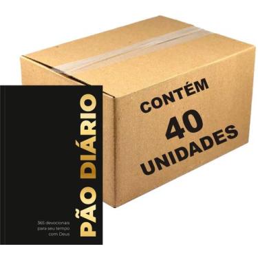 Imagem de Kit 40 livros pão diário vol. 29  devocional ano 2026 - capa preta - P