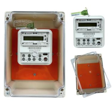Imagem de Kit Caixa de Sobrepor IP65 + Medidor Monofásico Bivolt Nansen