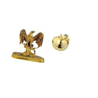 Imagem de Fenteer Estatueta de Fruta, Animal, Escultura de Cerâmica, Ornamento de Arte Moderna, Estátua de Resina, Decoração para Casa, Artesanato, Coleção Delicada Par