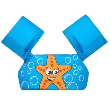 Imagem de Boia Salva-Vidas Colete Infantil, Não Fura, Segurança para Praia e Piscina, Ajustável para Crianças de 1 Ano (ou 8kg) até 25kg (Estrela Pintada)