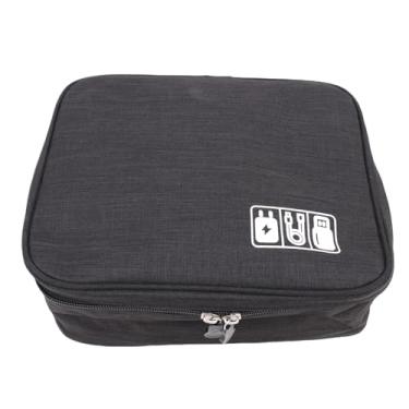 Imagem de Yinhing Bolsa Organizadora de Cabos Multifuncional, à Prova de Chuva, Acessórios Eletrônicos Portáteis, Estojo de Transporte para Viagens, Tecido Oxford de Nylon