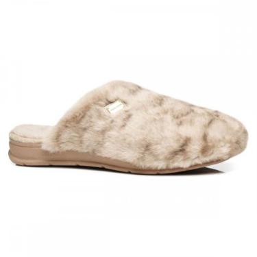 Imagem de Pantufa Pegada 266013-01 Chinelo de Lã Feminino, Bege, 35