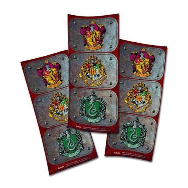 Imagem de Adesivo Retangular Festa Harry Potter - 12 unidades - Festcolor - Rizz