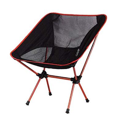 Imagem de Cadeiras dobráveis ​​de acampamento portáteis - dobráveis ​​ultraleves, cadeira de mochila leve empacotável em uma bolsa para atividades ao ar livre, acampamento, piquenique, caminhada leve