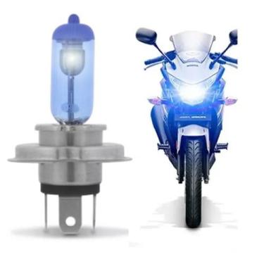 Imagem de Lâmpada Super Branca H4 Moto Titan Fan Cg Ybr 125/150/160 - TechOne
