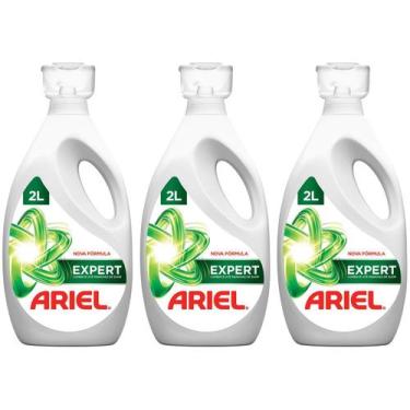 Imagem de Sabão Líquido Ariel Expert 2L 3 Unidades