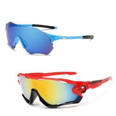 Imagem de Kit 2 Óculos Esporte UV 400 Ciclismo Mtb + Corrida  Casual - PENDULARI