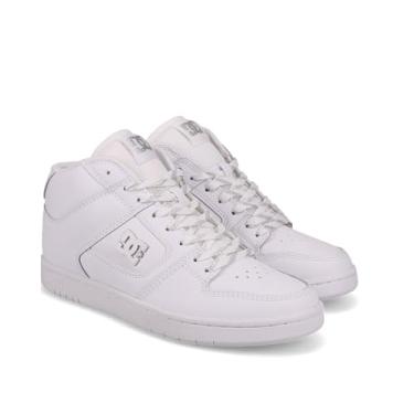 Imagem de DC Shoes Tênis feminino Manteca 4 Mid, Branco/Prata, 40