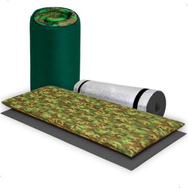 Imagem de Colchonete Acampamento Solteiro Com Isolante Termico Camping - Kala