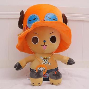 Imagem de 35-70cm Anime One Piece Figura Tony Chopper Recheado Pelúcia Para - Mu