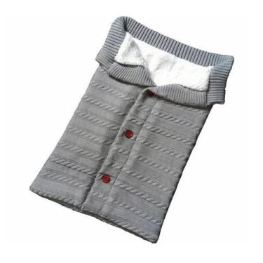 Imagem de Saco de dormir com cobertor de bebê ultramacio para recém-nascidos - L