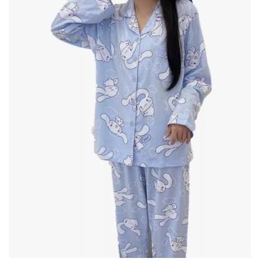 Imagem de Pijamas Shuiyi Anime Printing Cinnamoroll Dog para mulheres