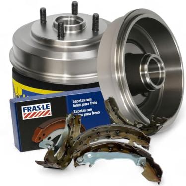 Imagem de Kit Freio Traseiro Completo Compatível com Focus 2000 a 2008 – 2 Tambores HF113 + Jogo Sapatas FD/138-CPA