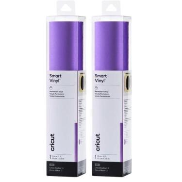 Imagem de Vinilo Permanente Inteligente Cricut con Brillo Morado 13x3m para Expl