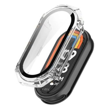 Imagem de BCMCBV Capa protetora de vidro para Xiaomi Mi Band 9, antiarranhões, protetor de tela de PC, para-choques para Mi Band 9, capa de relógio, For Mi Band 9, Ágata