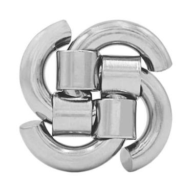 Imagem de Quebra-Cabeça De Metal Para Adultos E Crianças, Desafio De Lógica Inte