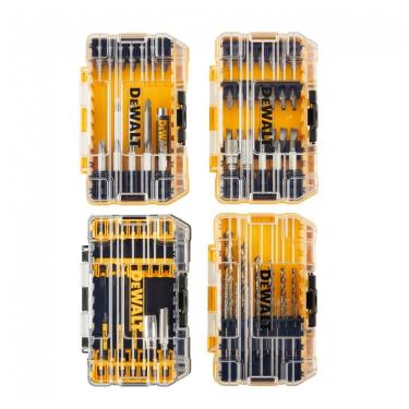 Imagem de Kit Brocas de Chaves 100 Peças com Estojo, DEWALT DWA2FTS100, Amarelo