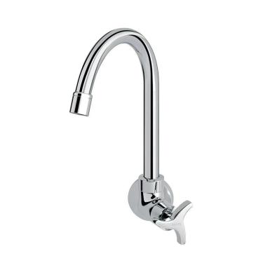 Imagem de Torneira Cozinha Parede Docol Bica Alta Trio