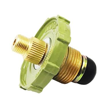 Imagem de Conector do adaptador de tanque de gás líquido Adaptador de cilindro de gás liquefeito Peça de conexão Cabeça Fogão a gás de acampamento Conversor