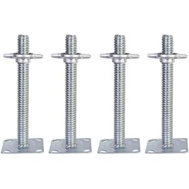 Imagem de Haste De Parafuso De Roda De Andaime Pé De Haste De Parafuso Ajustável Firmemente Soldado Haste De Ajuste De Altura Alongada Especial Para Andaimes De Mão,30mm,YUYANAIAI