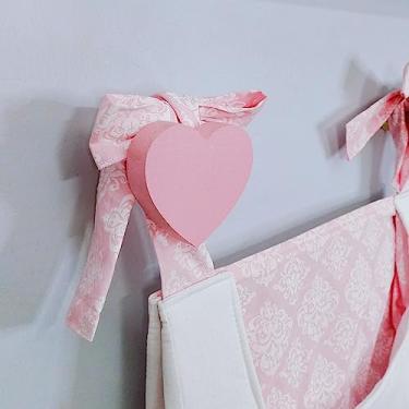 Imagem de 1 Gancho de parede pendurador Colorido MDF Coração