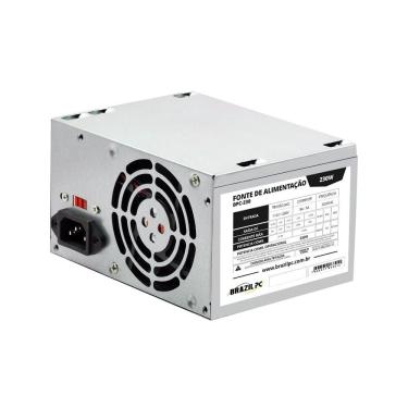 Imagem de Fonte Atx 230w Brazilpc Real 24 Pinos Bivolt Bpc-230