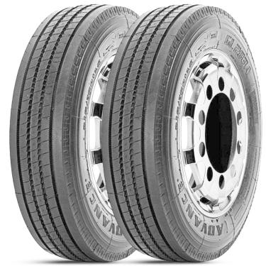 Imagem de Kit 2 Pneu Aro 22.5 275/80R22.5 Advance 149/146L TL GL283A