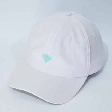 Imagem de Boné Diamond Dad Hat Mini Brilliant Branco 100% Algodão
