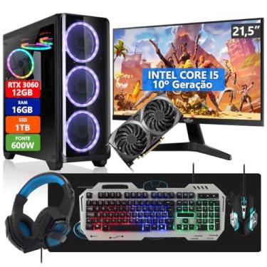 Computador Gamer Completo RGB Intel Core i5 8GB SSD 512GB Kit Gamer com  Headset Monitor 20 Windows 10 3green Premium