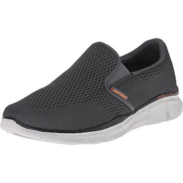 Imagem de Skechers Equalizador masculino Double Play, Carvão/Laranja, 13 Wide