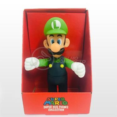 Imagem de Boneco Luigi Grande Super Size 23Cm - Super Mario